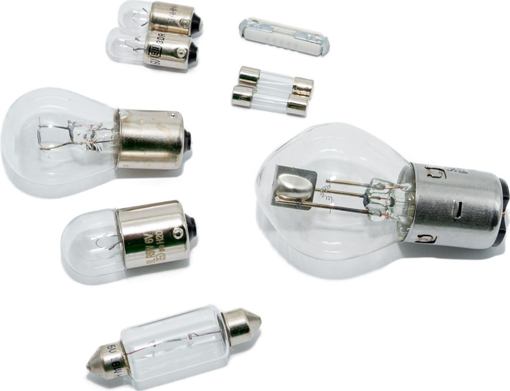 MZA SET Glühlampen 6V 35W Hauptlicht kompatibel mit Simson KR51/2, S50, S51, S70, SR50/80