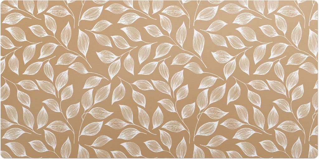Blätter An Den Zweigen– Schreibtischunterlage – Schreibtisch Tischunterlage – 90x45 cm – Unterlage Groß Schreibtischmatte