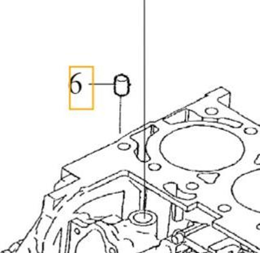 VOLVO Stiftkopf Zentrierrad Motorblock 1.6 1.8 2.0 16V OE 30723241