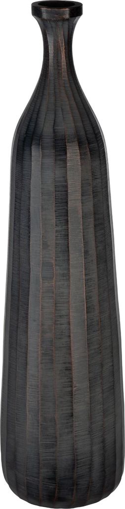 EGLO Living Deko Vase Fanambana, große Metallvase, Blumenvase für Trockenblumen, Metall in Grau, H 53 cm