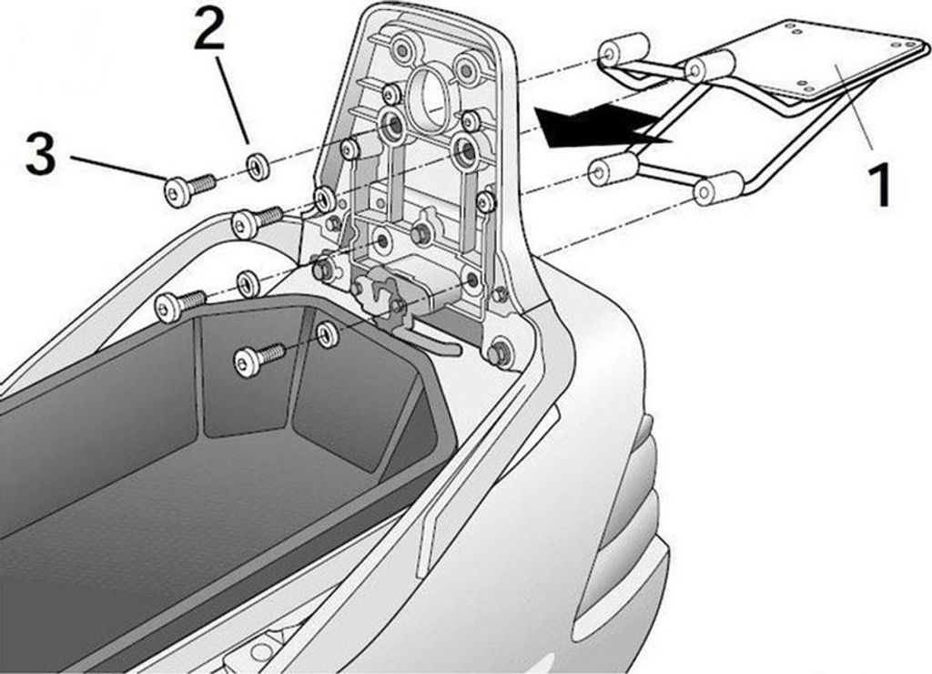 Montážní sada SHAD Top Master - vhodná pro Suzuki Obrázek produktu 