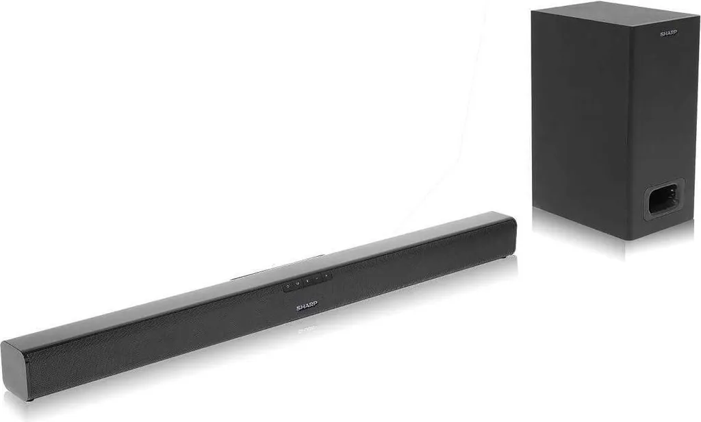 Sharp HT-SBW110 - Soundleistensystem - 2.1-Kanal - kabellos - Bluetooth - Schwarz (HT-SBW110) - 2