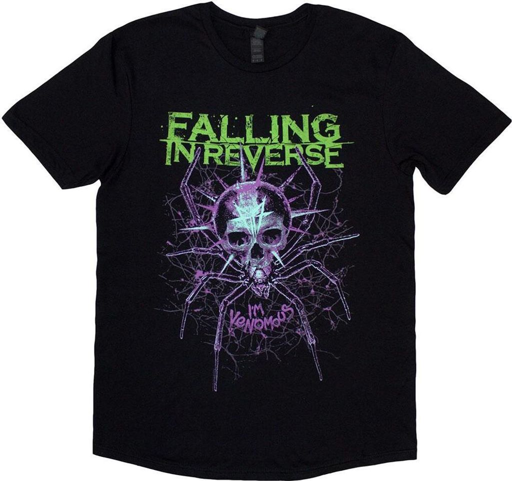 Falling In Reverse - T-Shirt für Herren/Damen Uni RO12387 (M) (Schwarz)