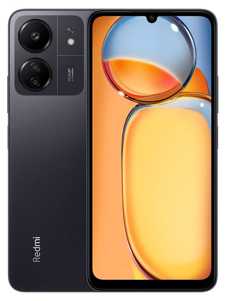Redmi 13C Smartphone Mobiltelefon Dual SIM in Schwarz mit Produktbild 