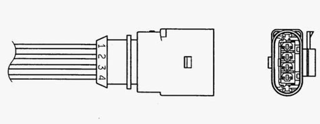 NGK 0050 Sonde Lambda pour Audi A4 8E 8H et A6 4F Capteur Oxygène
