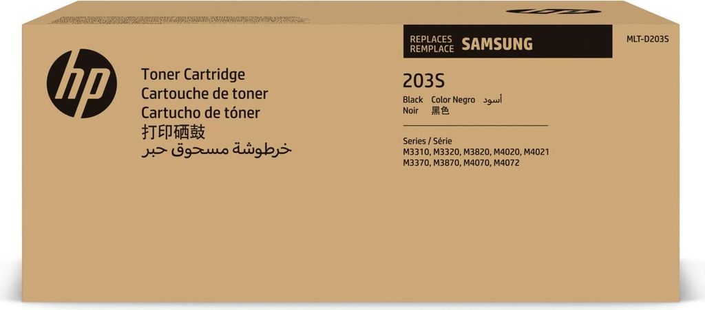 Samsung MLT-D203S Black Original Toner Cartridge cartuccia Immagine del prodotto 