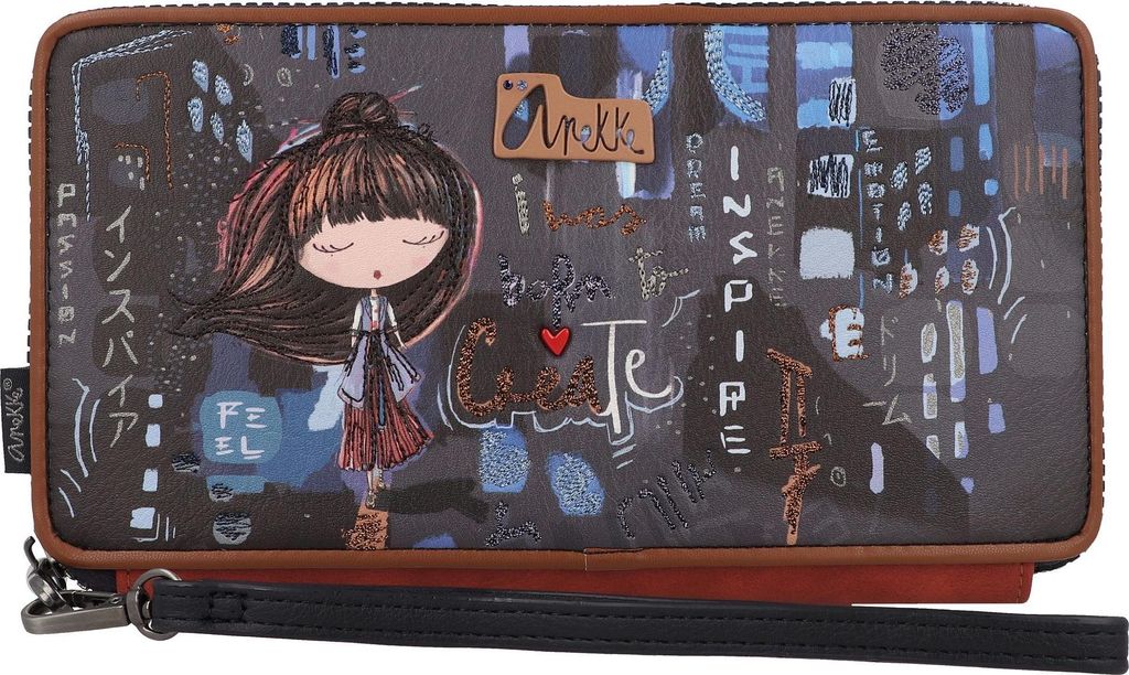 Anekke porte-monnaie Contemporary RFID Passport Wallet Image du produit 
