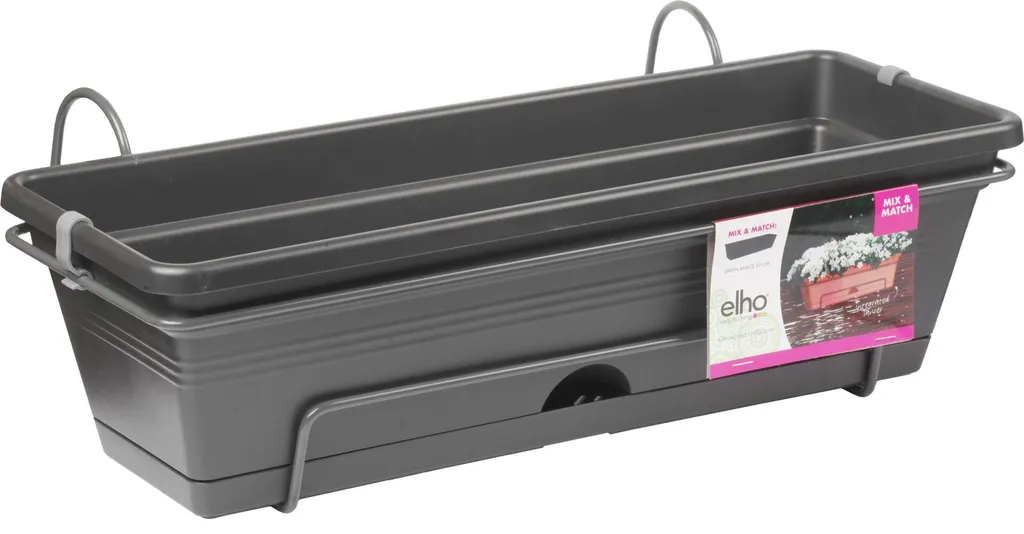 Elho Green Basics Trogolo 50cm Nero: La Tua Oasi Urbana All-in-1