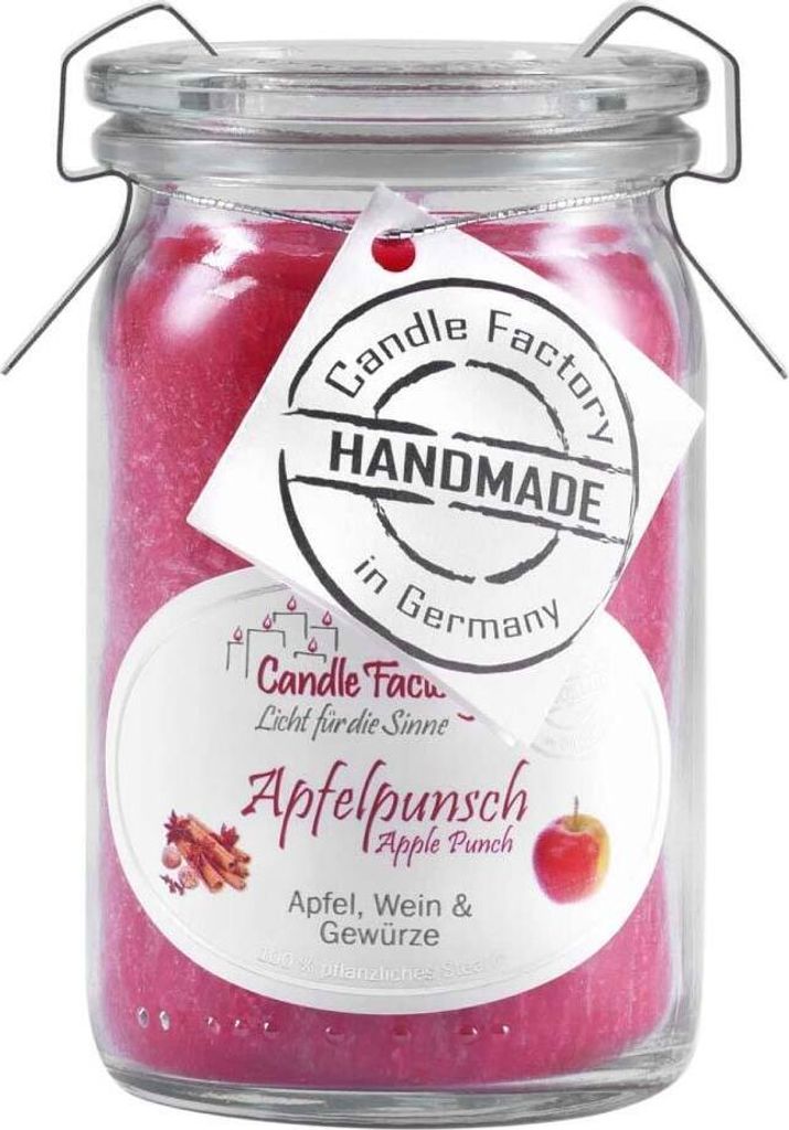 Candle Factory Baby Jumbo Apfelpunsch Duftkerze Dekokerze Produktbild 