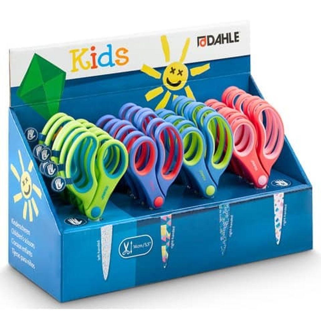 Kinderschere 13cm sortiert spitz