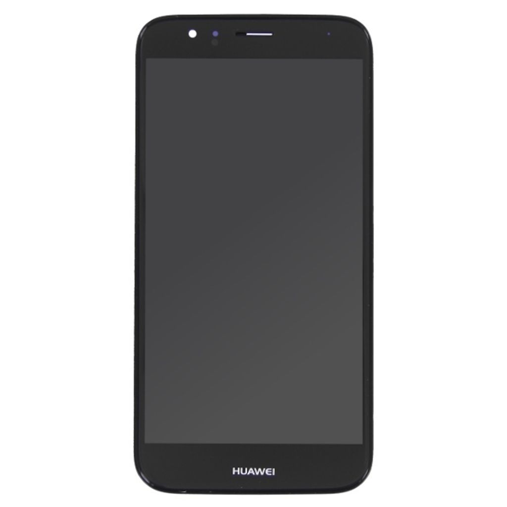 Huawei G7 Plus LCD schwarz mit Rahmen