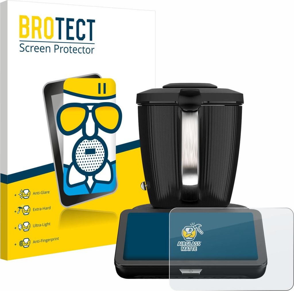 BROTECT Entspiegelungs Schutzglas für Vorwerk Bimby TM7 Schutzfolie Panzer Folie Glas Display Schutz matt