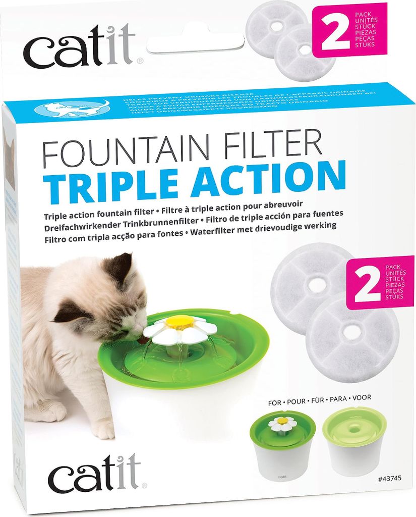 Potrójny filtr do fontanny CATIT 2.0 - 2 sztuki Zdjęcie produktu 