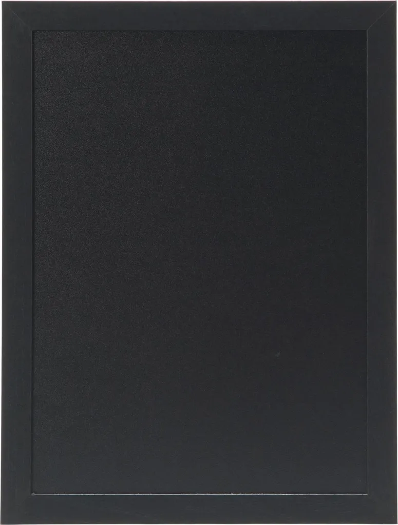 Tableau noir Securit Woody cadre teck résistant et surface lisse - 8