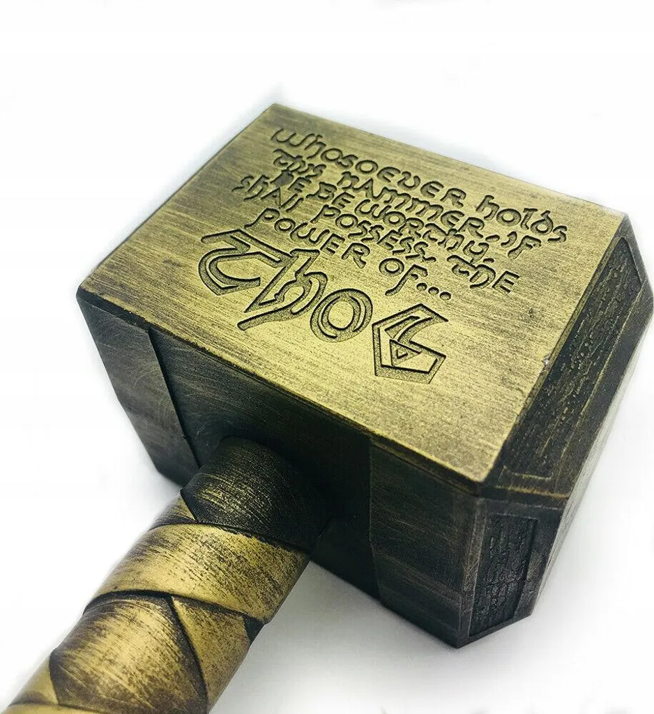 Mjolnir en Or Inaltérable : Le Marteau de Thor qui ne Noircit Jamais - 8