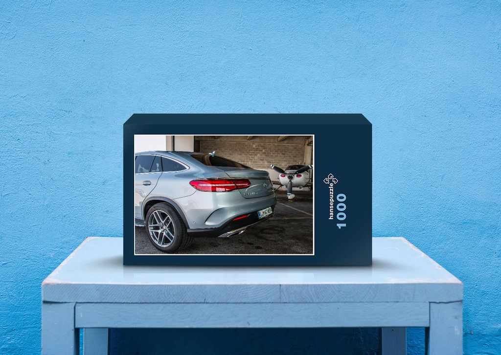 hansepuzzle 41950 - Auto Puzzle, 1000 Teile, Fortbewegung, 60,0 x 46,0cm mit hochwertiger Aufbewahrung, Kartonbox und wiederverschließbarem Beutel