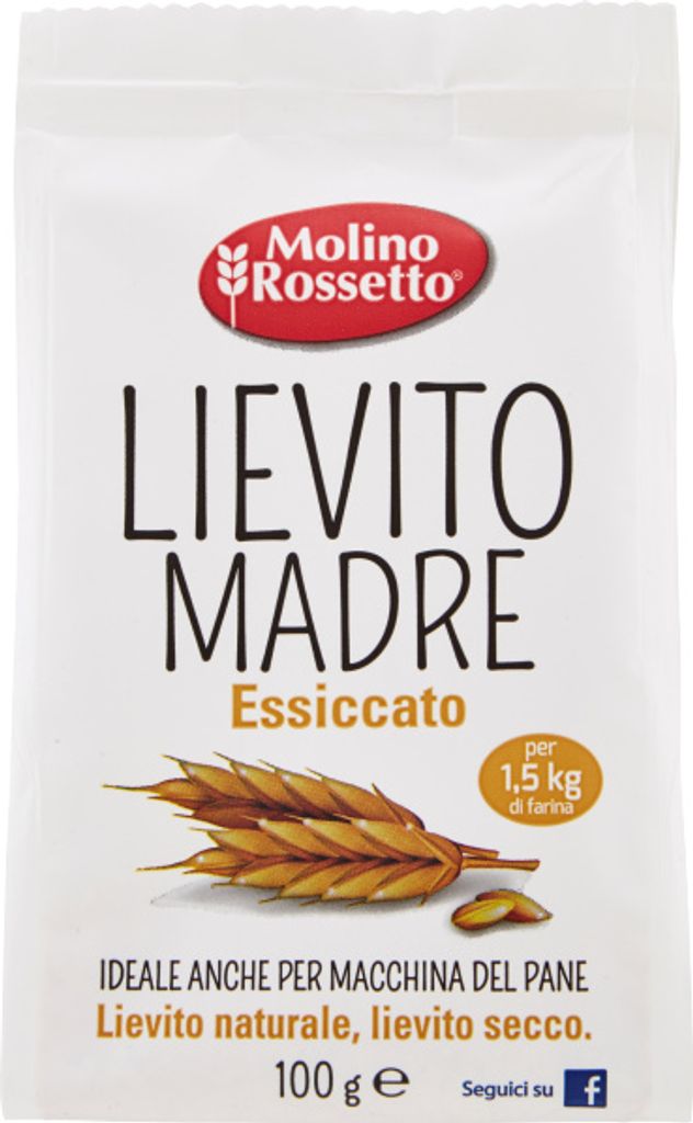 Lievito Madres Essiccato Hefe 100g - Molino Rossetto