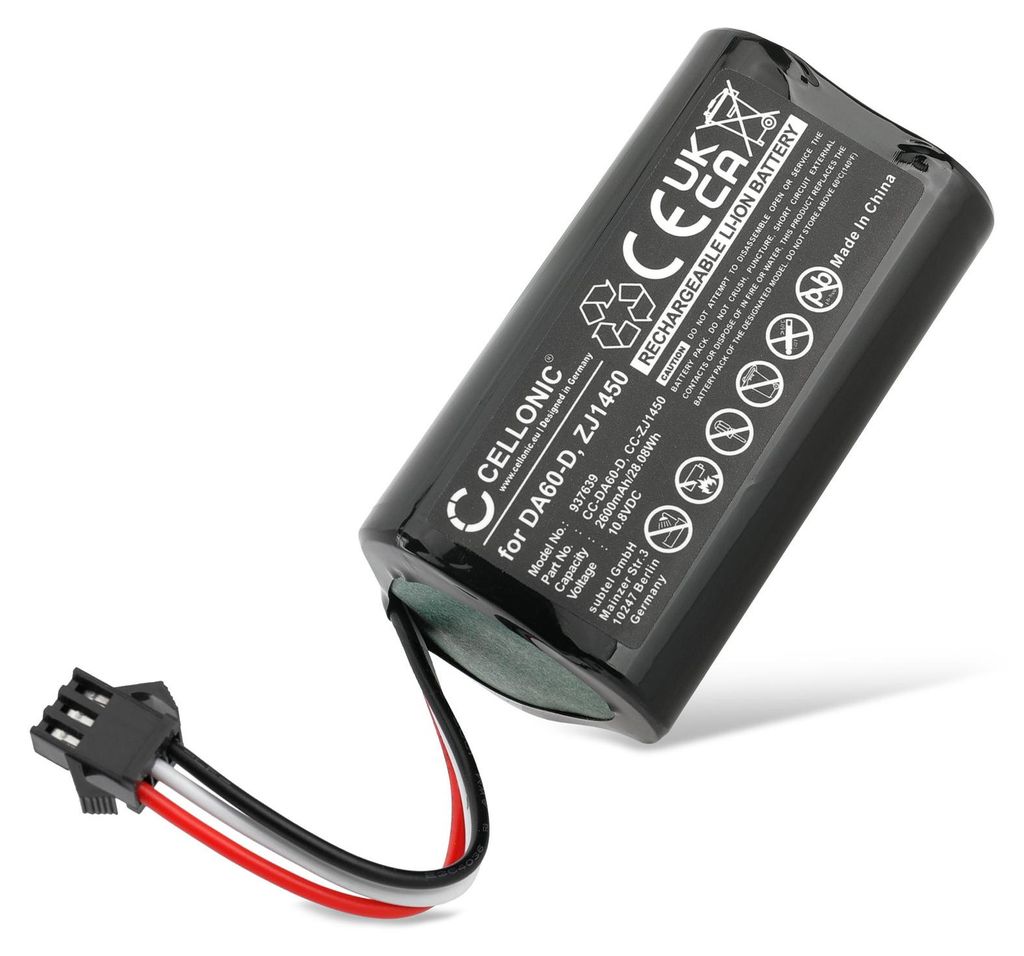 CELLONIC 1x Batterie compatible avec ECOVACS D36A, D36B, Image du produit 