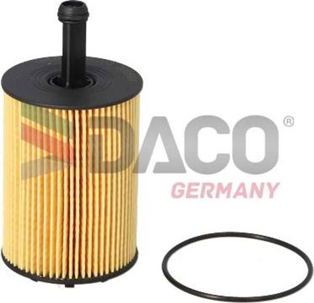 DACO Germany DFO0203 Ölfilter OE 68001297AA kompatibel mit A2, A3 8P, A4 8K, A4 8E, A4 8H, A5 8T, A5 8F, A6 4F, Q5, TT, Sebring, Galaxy, Compass, ...