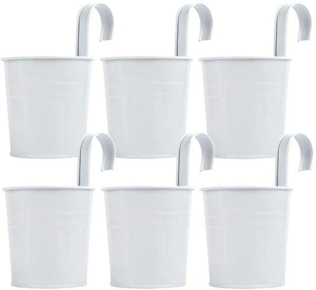 Jardinière suspendue pour herbes aromatiques et balcon blanc