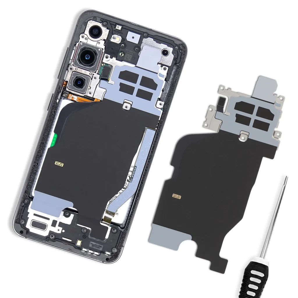 Pièce de Remplacement Antenne NFC pour Samsung S23 Service Pack Noir