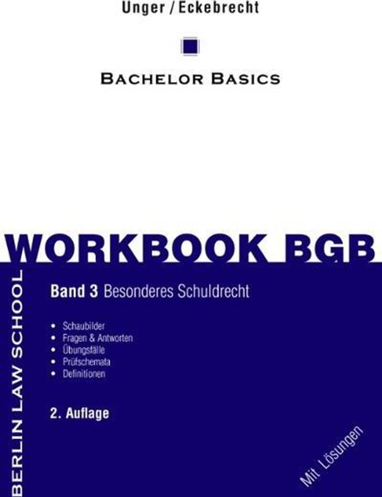 Workbook BGB Band III