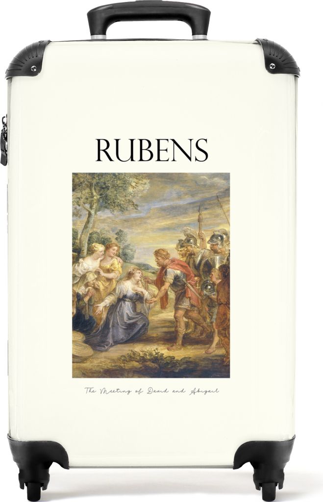 NoBoringSuitcases.com Koffer Handgepäck Trolley Rollkoffer Kleine Reisekoffer mit 4 Rollen - Kunst - Rubens - Alte Meister - Geschichte - Cabin ...