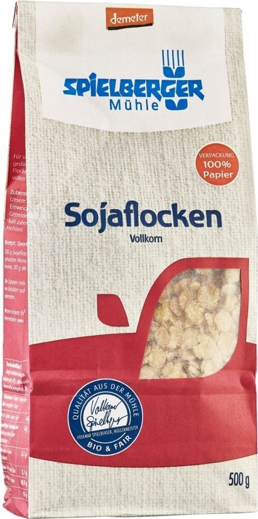 Spielberger  Sojaflocken, demeter (1 x 500 g) Produktbild 