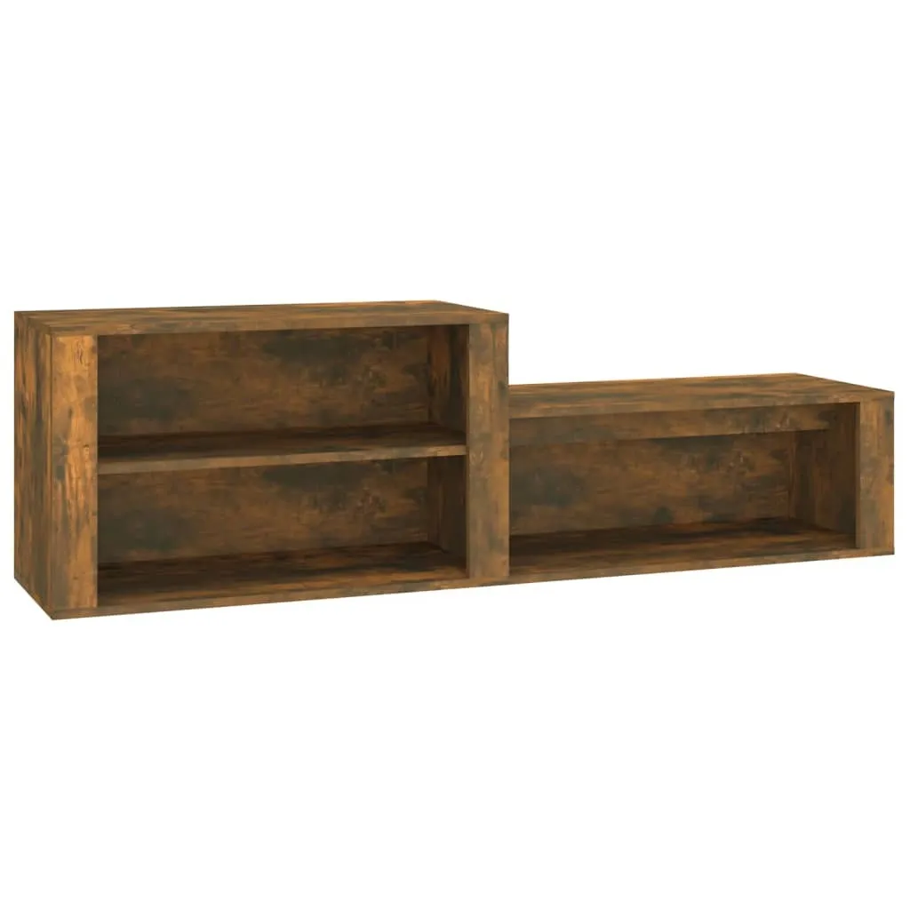 Scarpiera Rovere Fumé vidaXL 150x35x45 cm | Mobile Ingresso Elegante