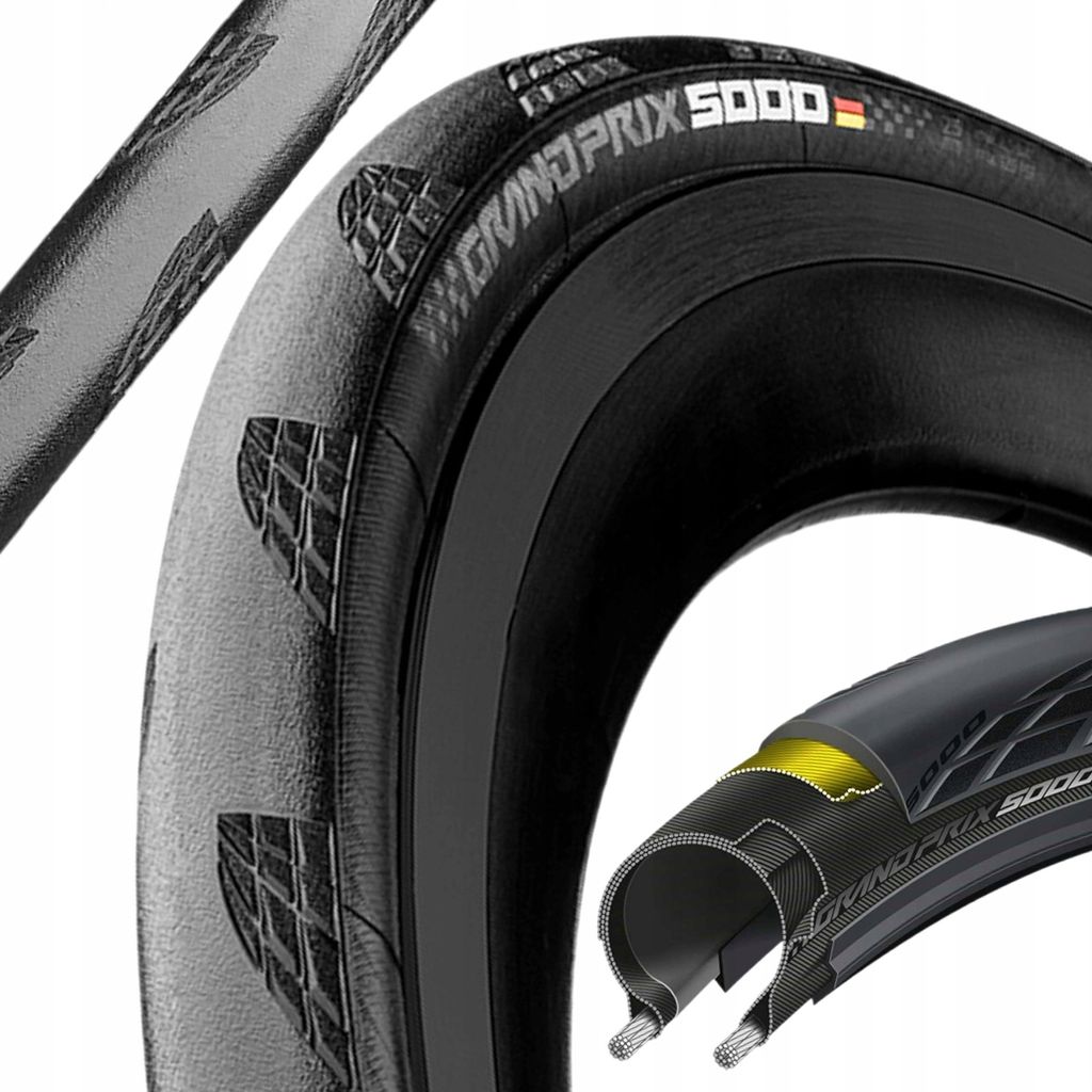 Continental Grand Prix 5000, 28", Straße, Klappbarer Wulst, Produktbild 