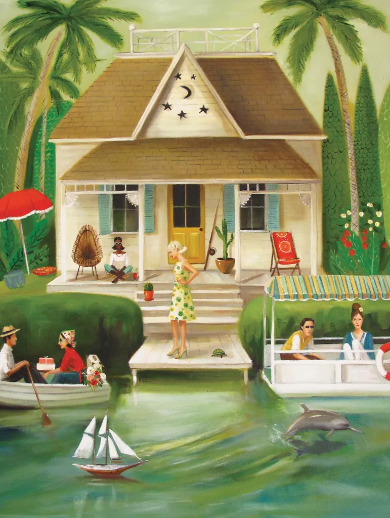 Puzzle Splendid Summer Home 500 pièces en carton recyclé haute qualité