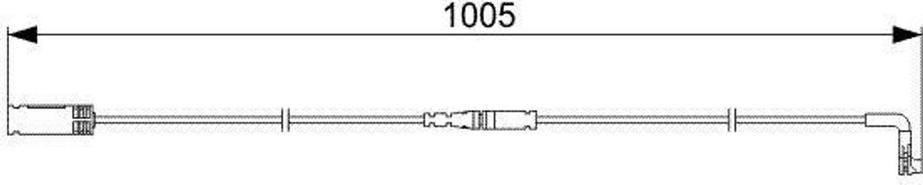BOSCH 1 987 473 053 - OE 34 35 2 283 035 Warnkontakt, Bremse für 5er (E61)