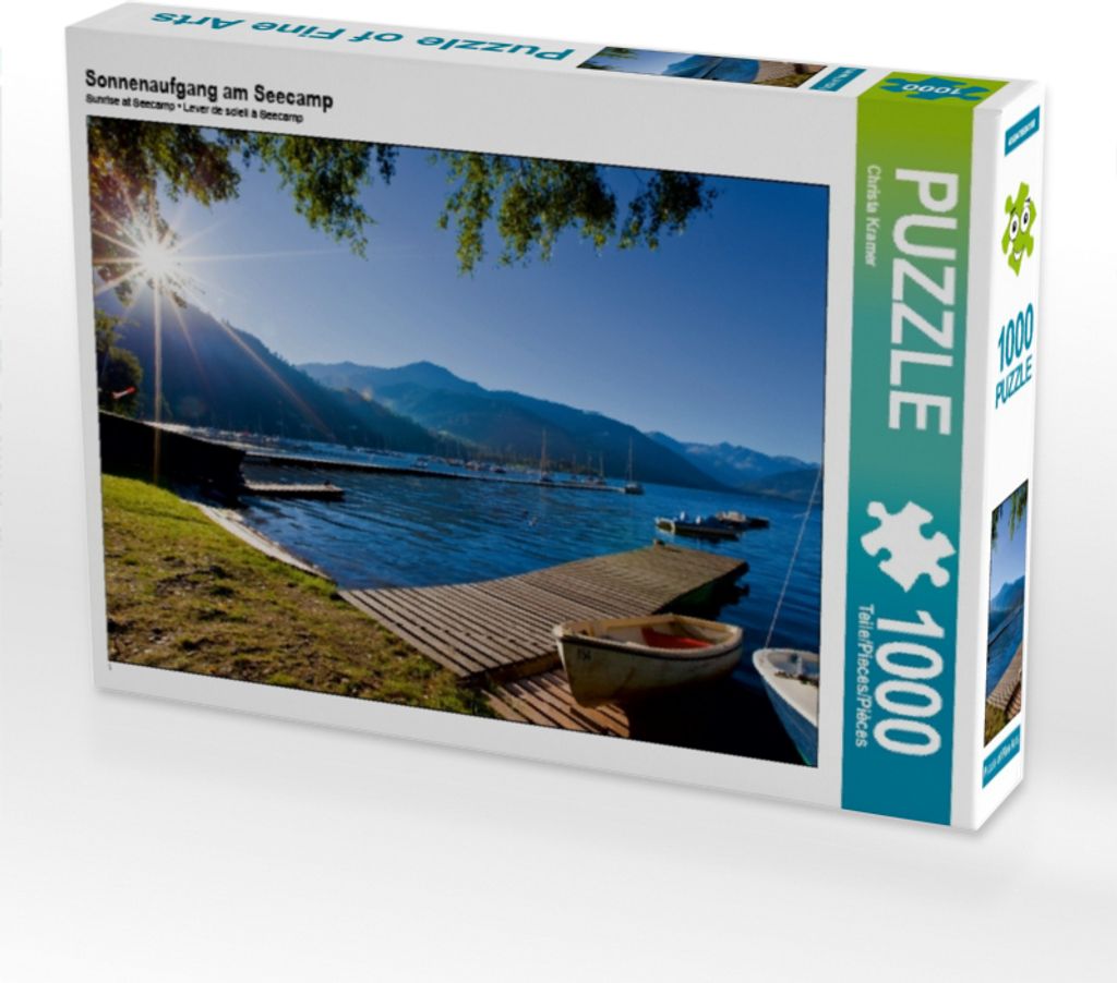 Calvendo Sonnenaufgang am Seecamp 1000 Teile Puzzle quer 640x480mm, Kramer Christa; 7443553
