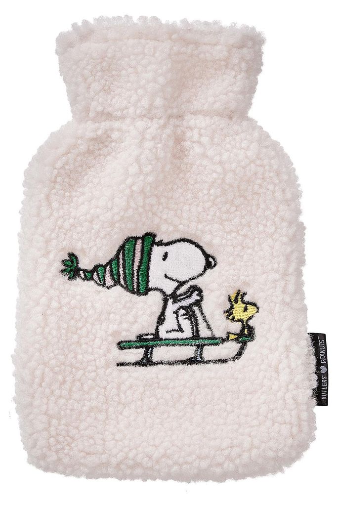 BUTLERS Mini Wärmflasche PEANUTS Schlitten Wärmflaschen