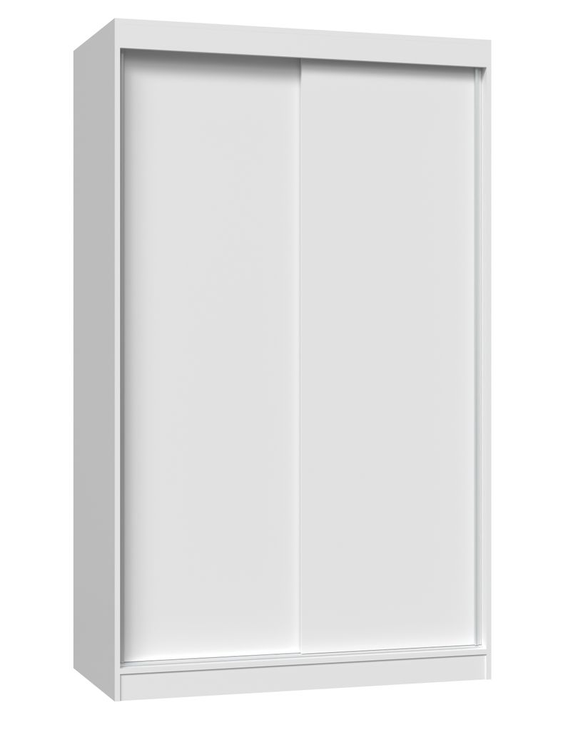 Kleiderschrank 120 cm mit Schiebetüren RANNO 1 – weiß Produktbild 
