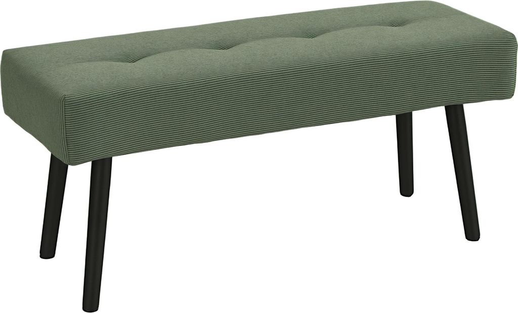 HOMCOM-Sitzbank-Polyester, Stahl-100L x 36B x 45H cm-Grün Produktbild 
