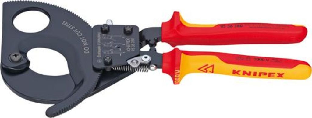 Tagliacavi VDE da 280 mm con impugnatura ergonomica Knipex Immagine del prodotto 