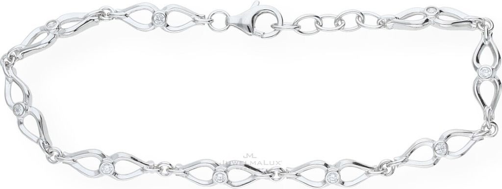 JuwelmaLux Armband 925/000 Zirkonia Sterling Silber JL10-03-1283