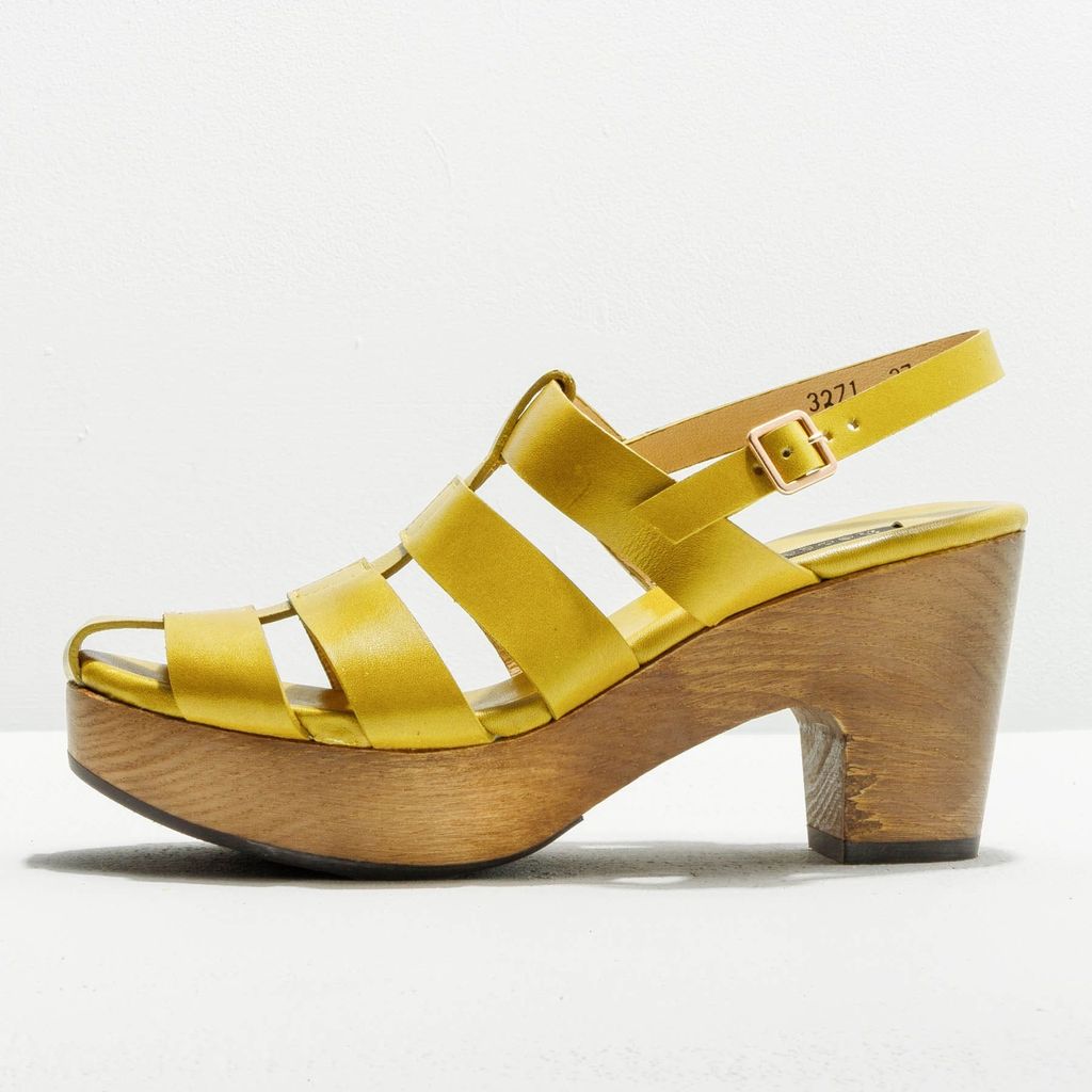 Neosens Sandalen mit hohem Absatz Damen S3271 RESTORED SKIN SAUCE/ ST.LAURENT SANDAL Farbe Grün