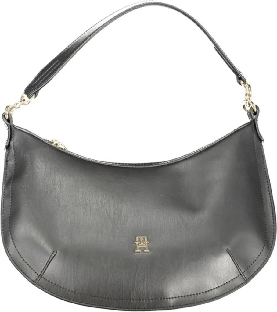 Sac bandoulière demi-lune Tommy Hilfiger pour femme - Taille Unique Noir