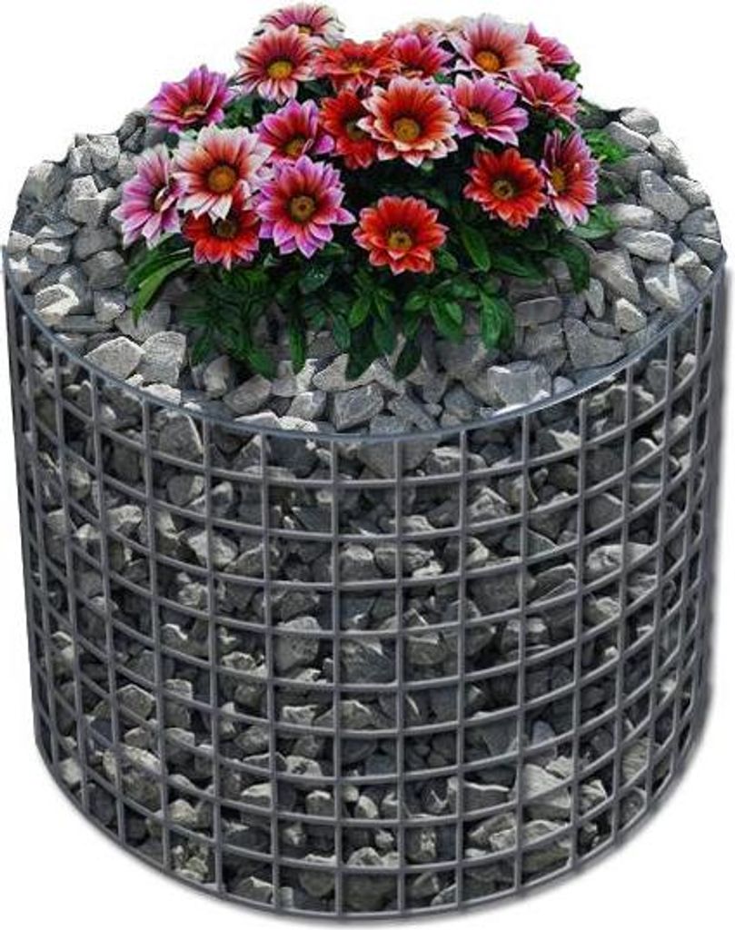 Hochbeet rund, Außendurchmesser 62 cm, Höhe 50 cm, Maschenweite 5 x 5 cm, Wandstärke 10 cm
