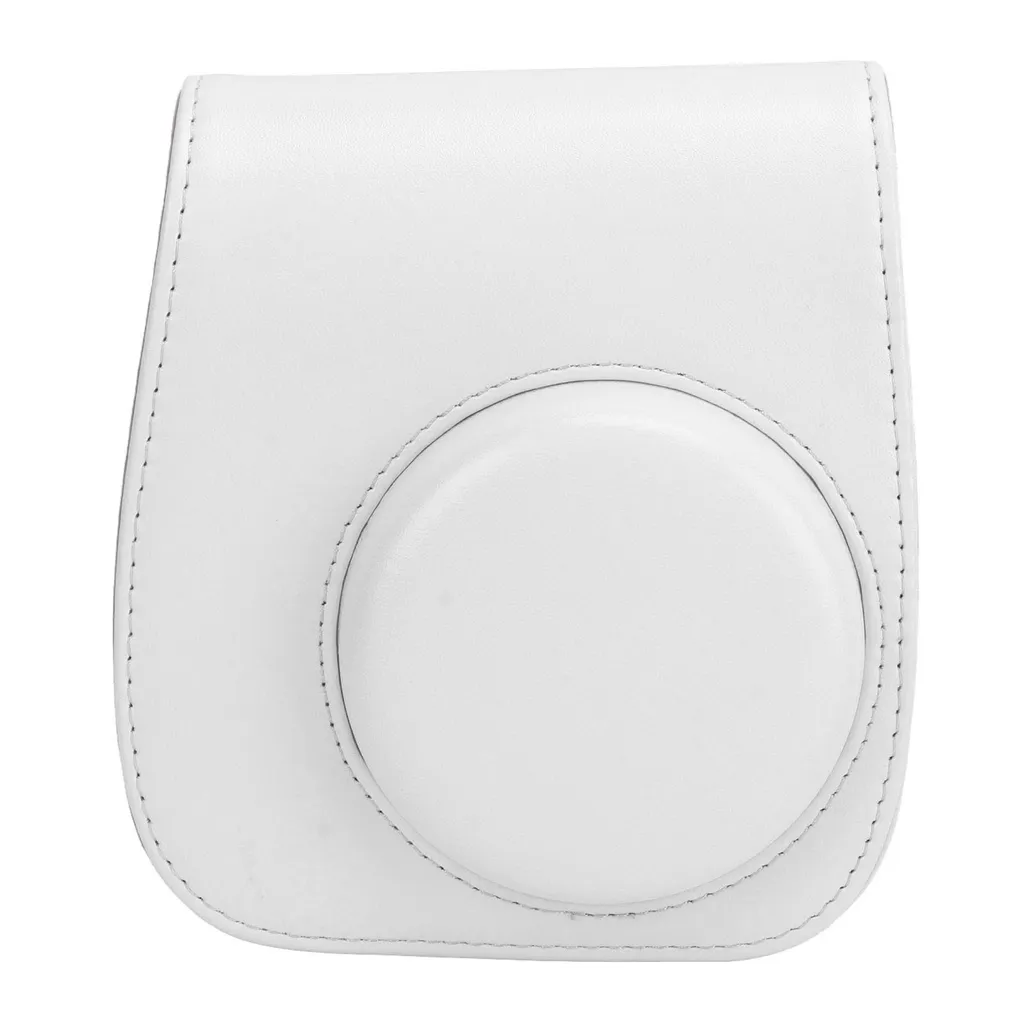 Vikye Mini Borsa Protettiva per Fotocamera Istantanea Custodia per Fotocamera in PU con Tracolla Regolabile per Fotocamera Mini 12 (Rosa sognante