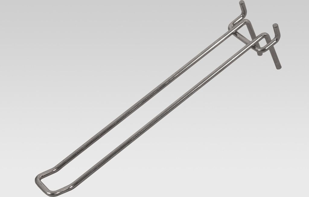 Doppelhaken für Lochplatte 300mm 100 Stück