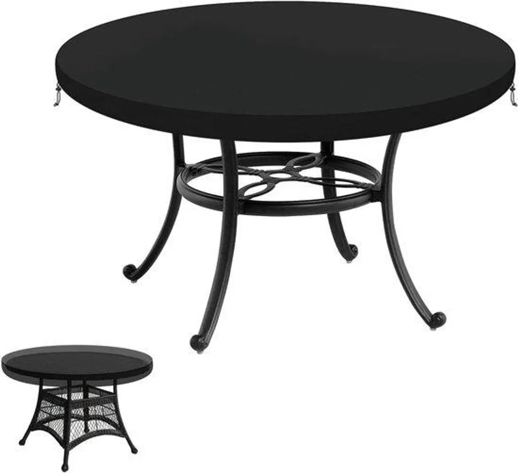 Housse de protection table Oxford 420D imperméable - 82 x 10 cm Noir