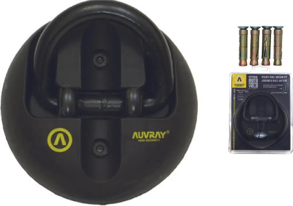 Antivol U Auvray 441400 Anti-Vol - Protégez votre Vélo des Tentatives