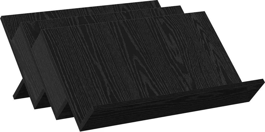 Portariviste vidaXL Rovere Nero 65x53x28,5 cm - Estetica Minimal