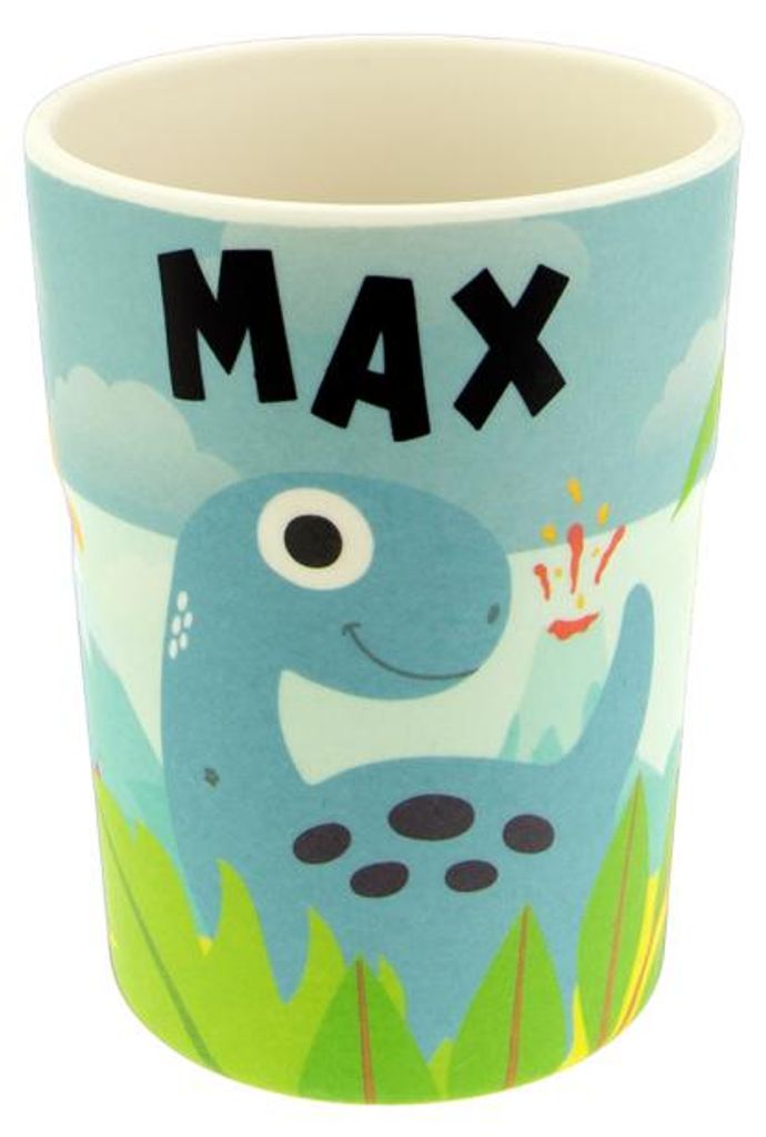 Bunter personalisierter Namens Kinderbecher mit Namen Max