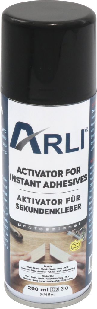 Aktivator für Sekundenkleber Aktivatorspray 200ml - Beschleuniger für schnelle und starke Verbindung