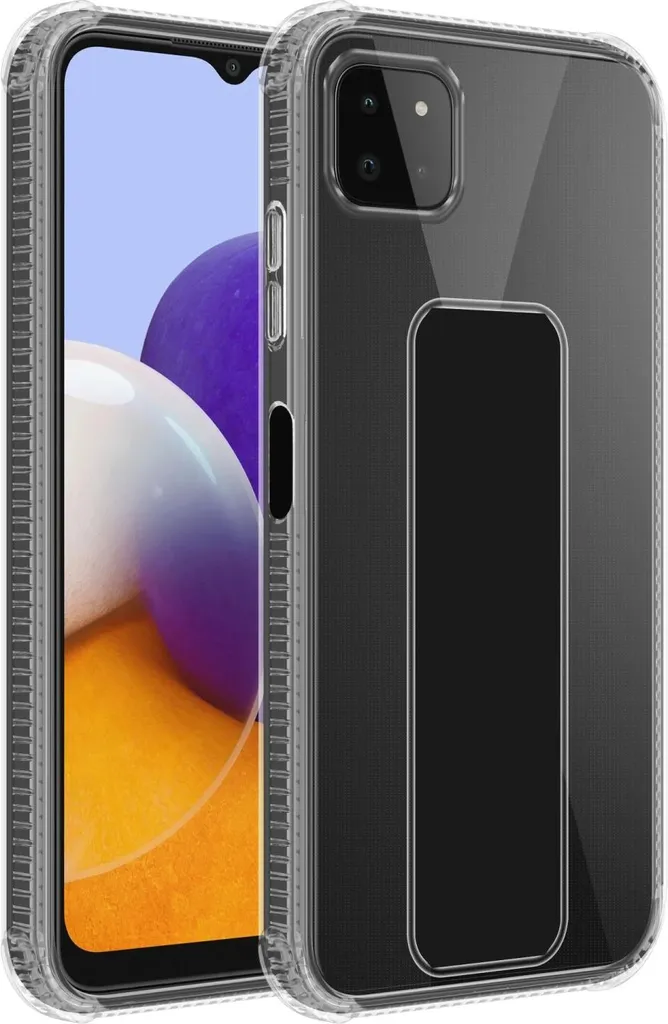 Custodia Samsung A22 5G Cadorabo Nera Silicone TPU Antiurto