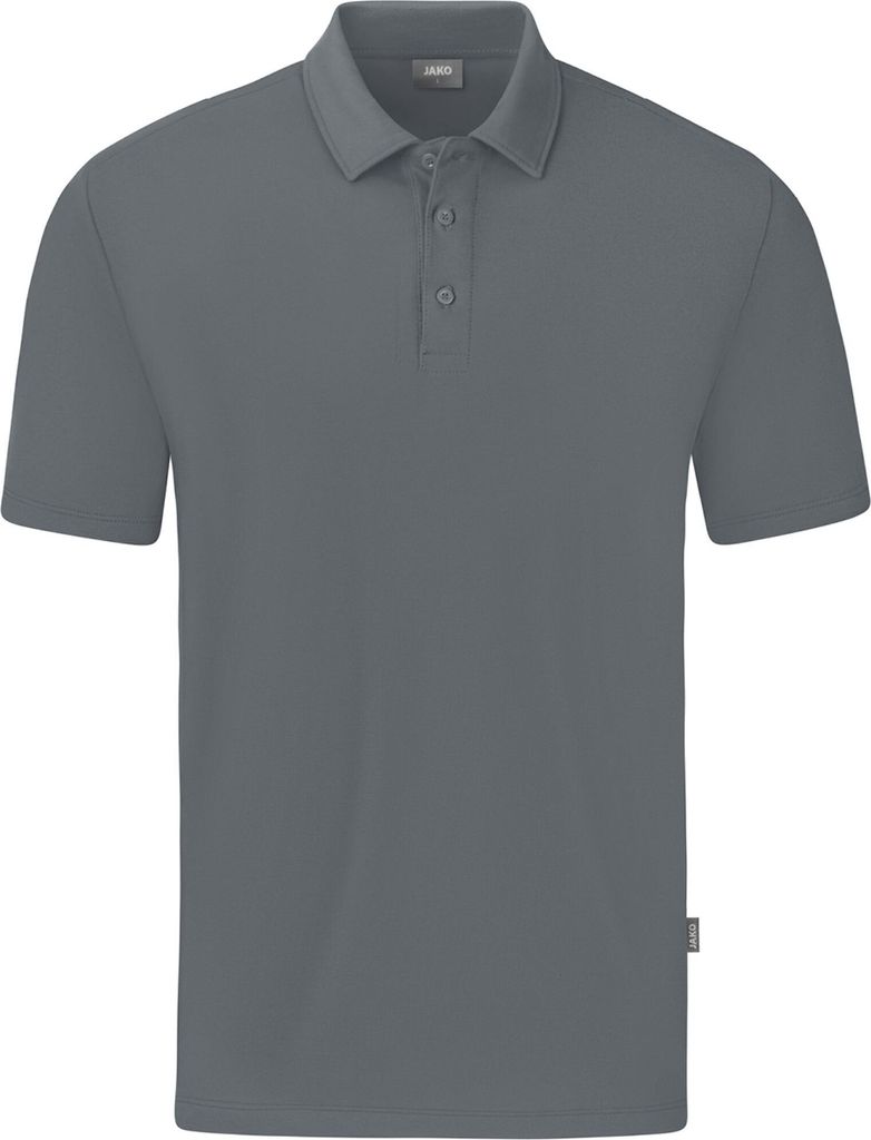 JAKO Uni Polo Organic Stretch, Farbe:steingrau, Größe:L